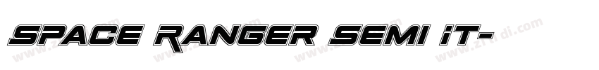 Space Ranger Semi It字体转换